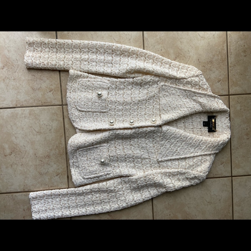 St. John couture cream jacket